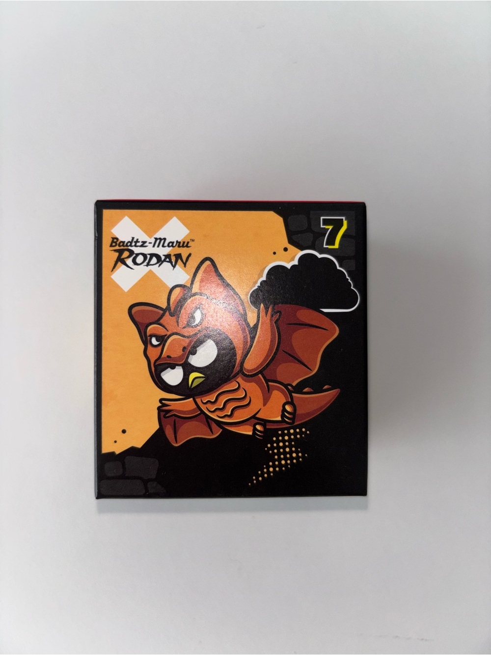 Sanrio Badtz-Maru Rodan Figure in Orange and Black